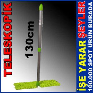 ÇİFT TARAFLI DUVAR SİLME MİKROFİBER MOP SETİ -2