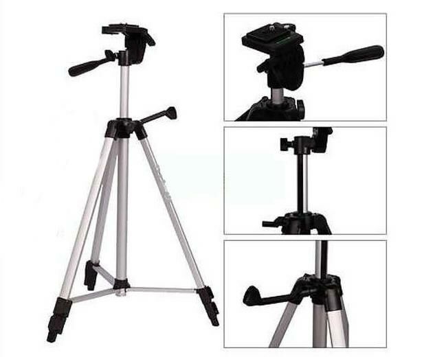 134cm 3 Ayaklı çantalı fotoğraf makinesi tripotu