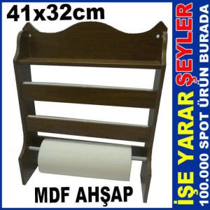 3 KATLI AHŞAP KAĞIT HAVLULUK FİLM FOLYOLUK