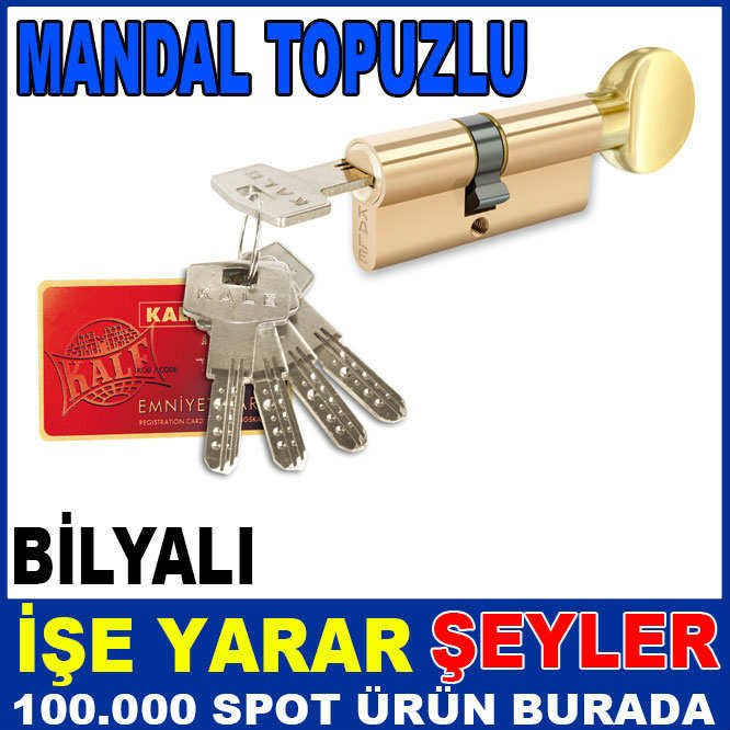 KALE KİLİT 164BME MANDAL TOPUZLU SİLİNDİR BAREL -2