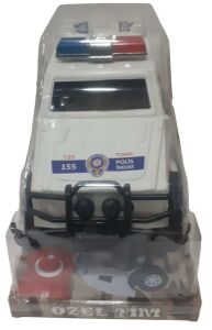 Zırhlı Çek Bırak Özellikli Oyuncak Polis  Arabası Özel Tim Toma