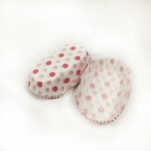 Ekler Kek Kapsülü Puantiyeli Isıya Dayanıklı Büyük Boy 55 adet