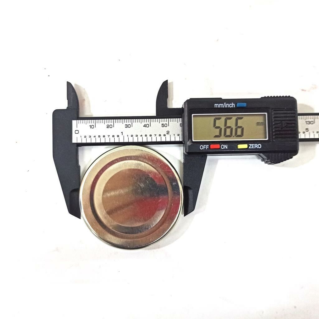 10 adet 57mm Dış Çap, 53mm İç Çap,55lik Cam Şişe Konserve Kavanoz Kapağı Silikonlu Küçük Metal Kapak