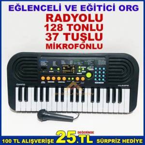 Radyolu, Mikrofonlu, 37 Tuşlu, 128 Tonlu, Eğitici Ve Öğretici Org