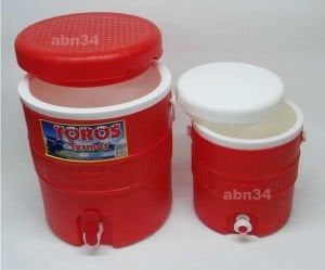 2li set Musluklu Piknik Termosu,Su termosu Sağlam Dayanıklı çift cidarlı yiyecek ve içecek Termosu