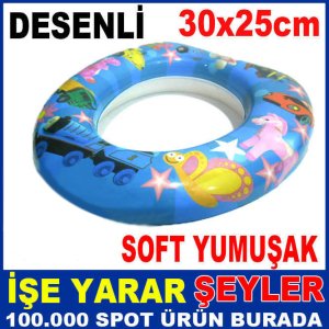 Çocuklar İçin Desenli Klozet Kapak Adaptörü