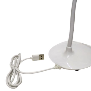 Avec AV-9051C USB Masa Lambası 3 Kademeli Dokunmatik Esnek Yapılı 360 Derece Dönebilen Beyaz LED