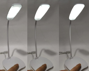 Avec AV-9051C USB Masa Lambası 3 Kademeli Dokunmatik Esnek Yapılı 360 Derece Dönebilen Beyaz LED