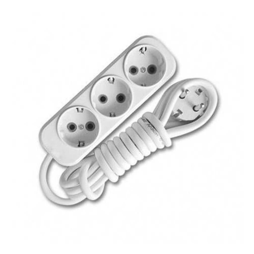 7 METRE KABLOLU TOPRAKLI ÜÇLÜ 3 lü GRUP PRİZ SEYYAR UZATMA ARA KABLOSU