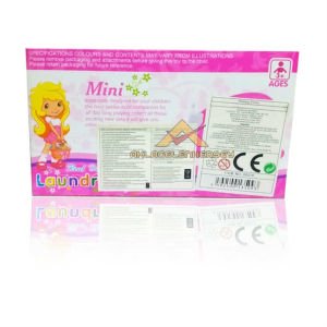 Gerçeğinden Farksız Pille Çalışan Oyuncak Buharlı Ütü - Laundry Set