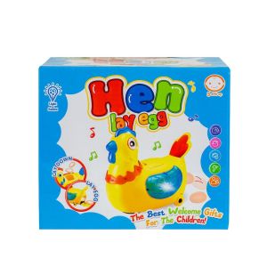 HenLay Egg Yumurtlayan Tavuk Sesli Haraketli Işıklı Oyuncak Tavuk