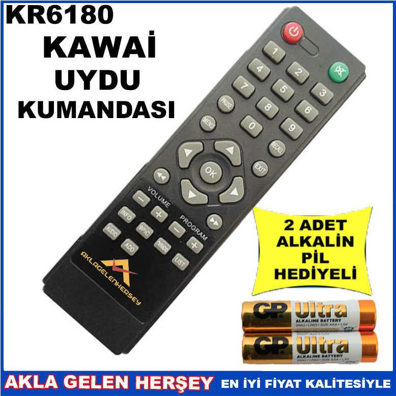 KAWAİ UYDU CİHAZI Receiver KUMANDASI KR6180
