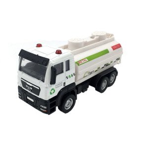 Metal Kabinli Die-Cast Çek Bırak 12cm Yakıt Tankeri Model Oyuncak Seri Koleksiyon