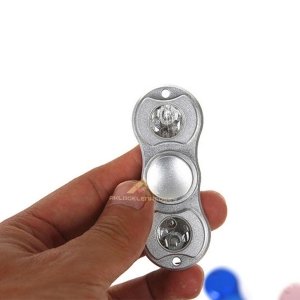 Metal Kutulu Işıklı Metal Stres Çarkı Çelik Rulmanlı Hand Spinner
