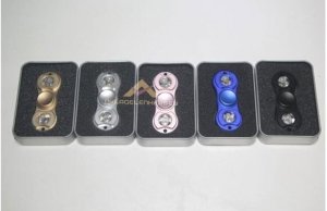 Metal Kutulu Işıklı Metal Stres Çarkı Çelik Rulmanlı Hand Spinner