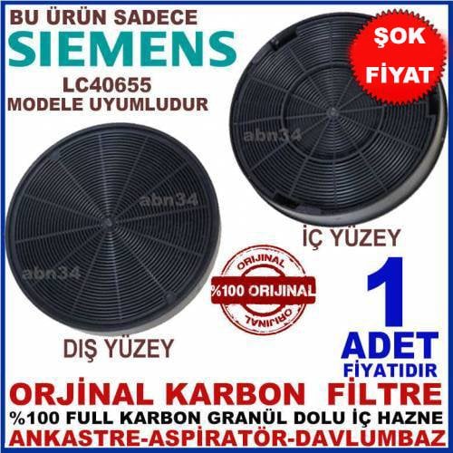 Siemens Ankastre Davlumbaz Filtresi Lc40655 Model Davlumbaz İçin Granül Karbonlu Filtre