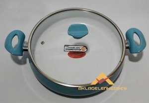 Ücretsiz Kargo ALKOY 2.8mm 30cm SERAMİK KARNIYARIK TENCERESİ