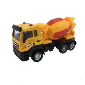 Metal Kabinli Die-Cast Çek Bırak 12cm Beton Mikseri Model Oyuncak Seri Koleksiyon Oyuncak Kamyon