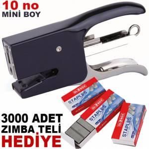 3000 Adet TEL HEDİYELİ,Pens Tipi Mekanizma 10 no Mini Zımba Makinesi,Presleme Sistem Kağıt Zımbalama