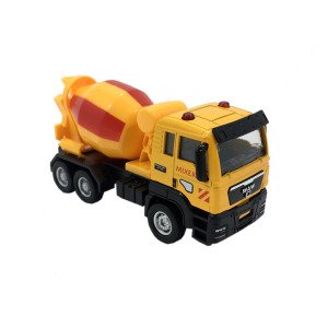 Metal Kabinli Die-Cast Çek Bırak 12cm Beton Mikseri Model Oyuncak Seri Koleksiyon Oyuncak Kamyon