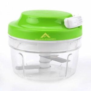 İpli El Rondosu İp Çekmeli el Soğan Doğrayıcı 3 Bıçaklı Çok Fonksiyonlu Sebze Doğrayıcı El Blender