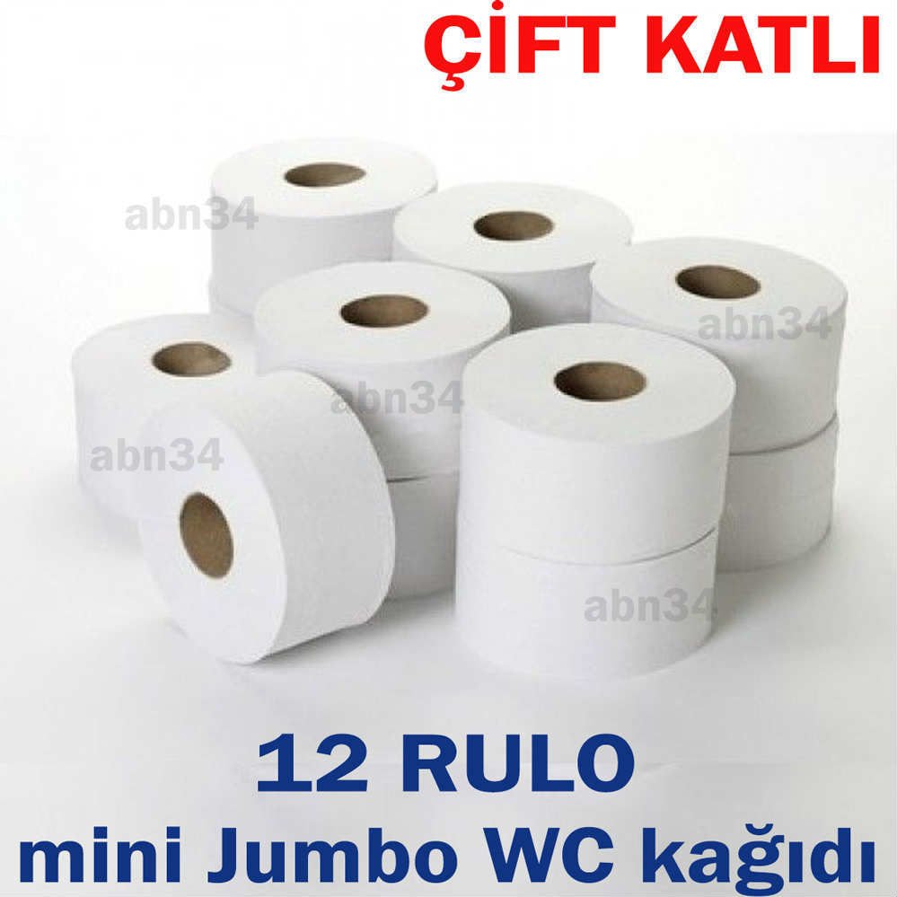Saf selüloz 12 rulo mini jumbo tuvalet kağıdı jumbo wc dispenserleri için eni 10cm ekonomik sarım