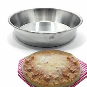 Ev Ekmeği İçin Alüminyum Fırın Tepsisi Ø29cm Derin Fırın Tepsisi Alüminyum Ekmek Tepsisi