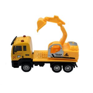 Metal Kabinli Die-Cast Çek Bırak 12cm İş Makinesi Kepçe Model Oyuncak Seri Koleksiyon Oyuncak Kamyon