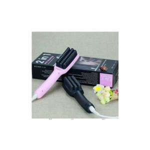 İyonizer Saç Düzleştirici Fırça Tarak - Saç Şekillendiren Isıtıcı Tarak - Kochler 2 in 1 PTC Isıtıcı