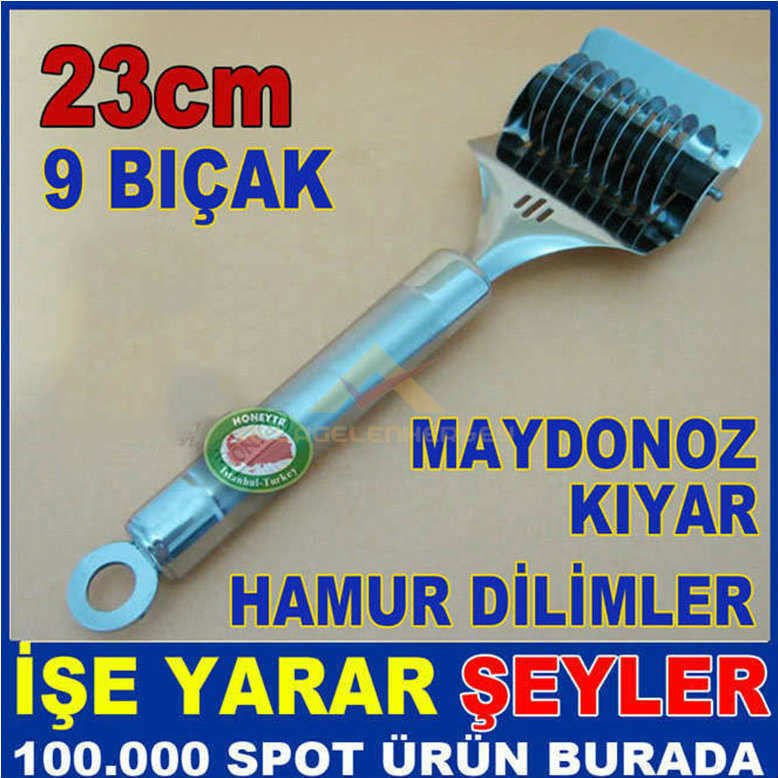 PASLANMAZ ÇELİK INOX HAMUR DİLİMLEYİCİ, MAKARNA HAMUR KESME