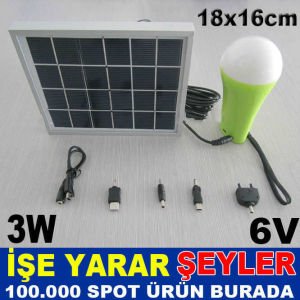SOLAR PANELLİ GÜNEŞ ENERJİLİ AYDINLATMA SİSTEMİ -2