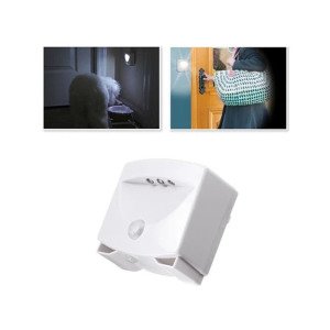 Pille Çalışan Hareket Sensörlü Mighty Light Beyaz Parlak LED Işık Kolay Montajlı Lamba