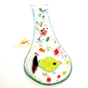 EL SANATIYLA İŞLENMİŞ TEZGAH ÜSTÜ CAM KEPÇE ALTI