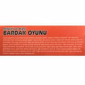 Renkli ve Hızlı Bardak Oyunu Zeka Gelişimi El Beceri Oyunu 6+ Yaş