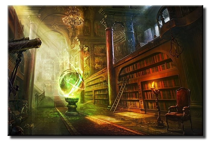 SATO KUTUPHANE 6 değişen ölçü ORİJİNAL KANVAS TABLO