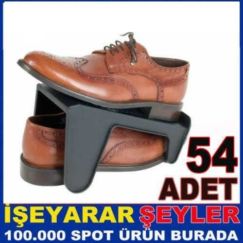 AYAKKABI DOLABINDA 54 ADET AYAKKABI RAMPASI AYAKKABI KORUYUCU
