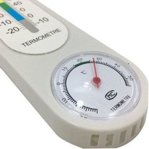 Oda Sıcaklığı Isı Ölçer Duvar Tipi Askılı Analog Termometro Wetto