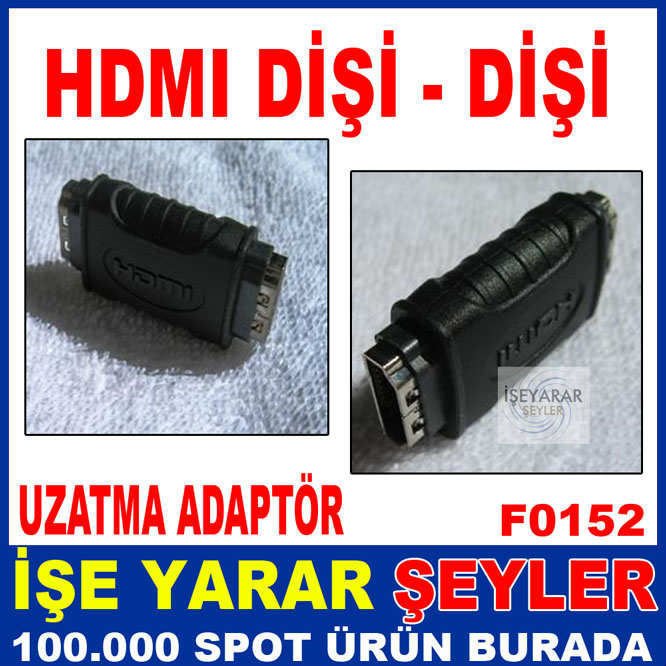HDMI DİŞİ - HDMI DİŞİ ADAPTÖR BAĞLANTI UZATMASI