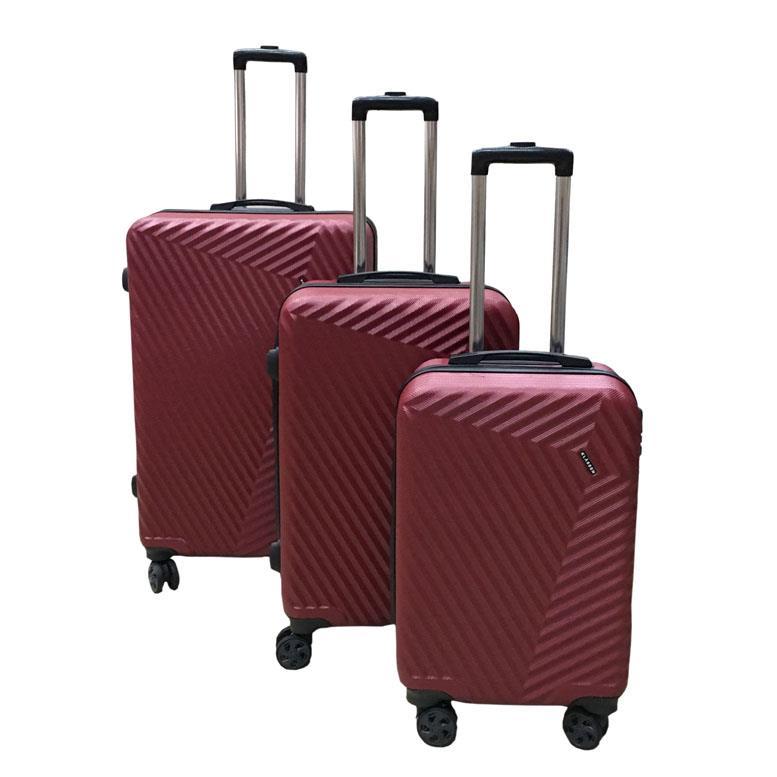 Klassen Marka Çekçekli 3'lü Bavul Seti 360° Döner Tekerli