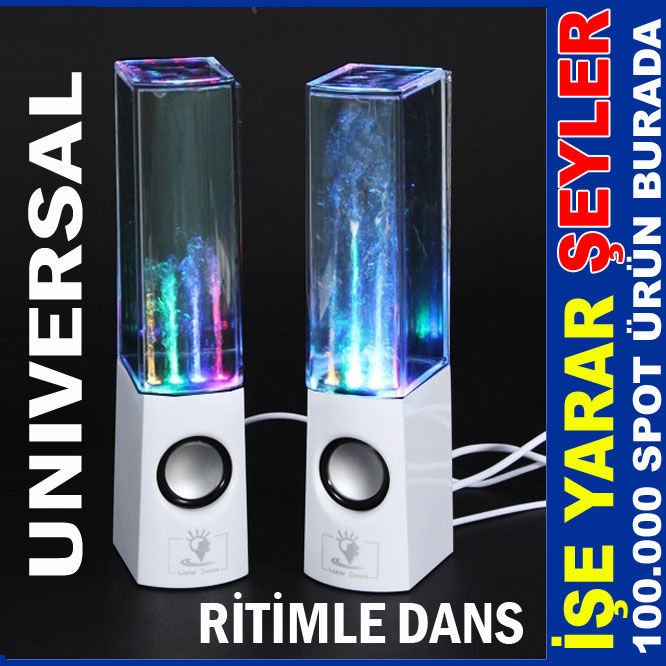 RİTİMLE SUYU DANS ETTİREN IŞIK SHOW HOPARLÖR