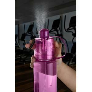 Serinletici Spreyli Kırılmaz Matara Suluk 700 ml Özel Gıda Plastiği