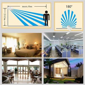 360° HAREKET SENSÖRLÜ PRATİK E27 DÖNÜŞTÜRÜCÜ DUY