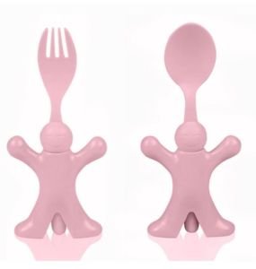 SC-S330 Suncook Lüks Neon Bebekli Kaşık Ve Çatal