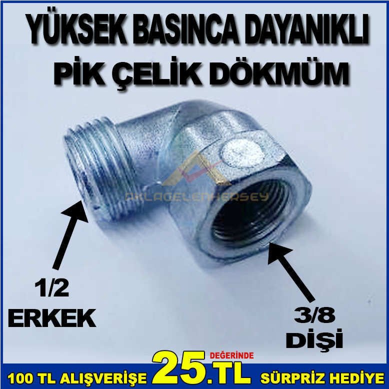 LPG TÜPGAZLI OCAKLARI DOĞALGAZA DÖNÜŞTÜREN APARAT DİŞİ 3/8-ERKEK 1/2 GAZ GİRİŞ APARATI -2