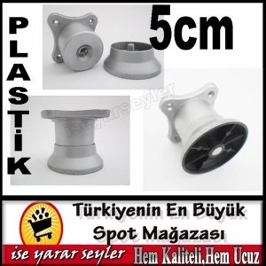 5cm ÇOK AMAÇLI KALIN,PLASTİK MOBİLYA AYAĞI