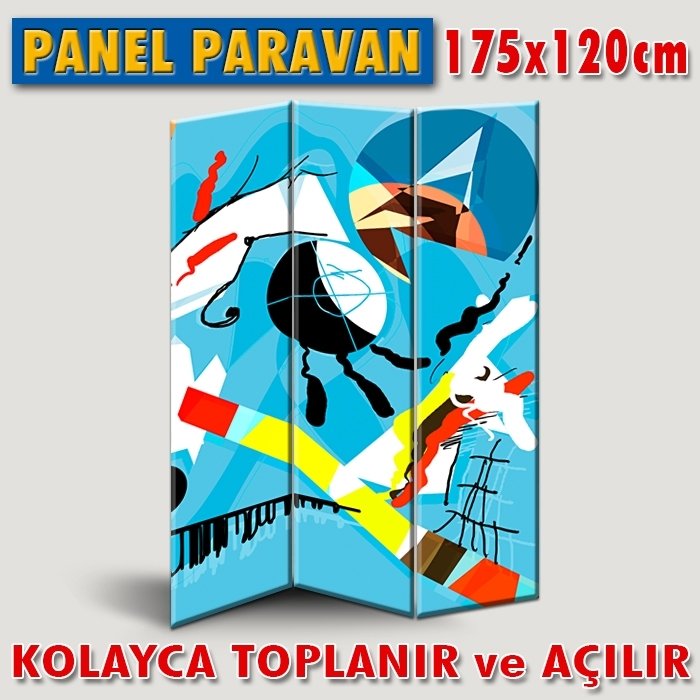 GÖRSELLİ KATLANIR PANEL BÖLME SİSTEMİ-KANDINSKY MIRO VACKIER 2
