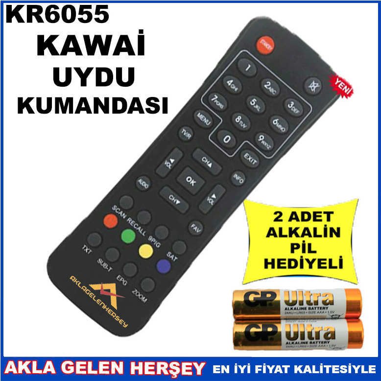 KAWAİ UYDU CİHAZI Receiver KUMANDASI KR6055