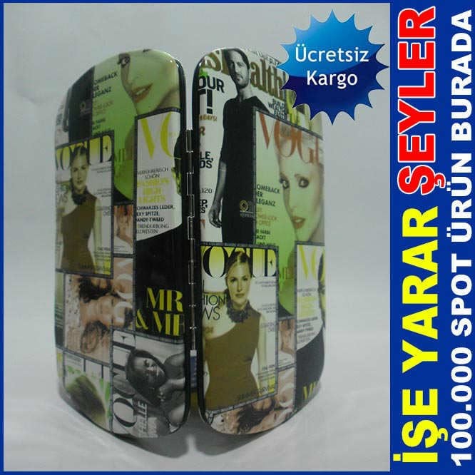 KULLANIŞLI BASKILI ŞIK BAYAN CÜZDAN KARTLIK KD