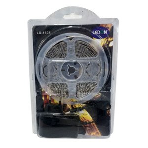 4,5metre 12V İç ve Dış Mekan Beyaz LED Şerit Su Geçirmez Led Işık 60 Led'li