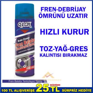 500ml FREN DEBRİYAJ ve BALATA TEMİZLEME SPREYİ